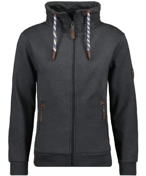 Sweatjacke mit Stehkragen