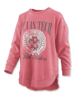 Texas Tech Press Box "Falkland" Vintage Poncho Fleece