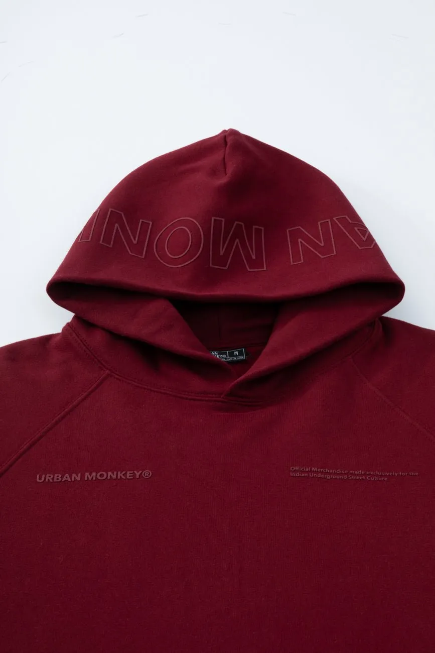 UM Core Hoodie // Burgundy Velvet