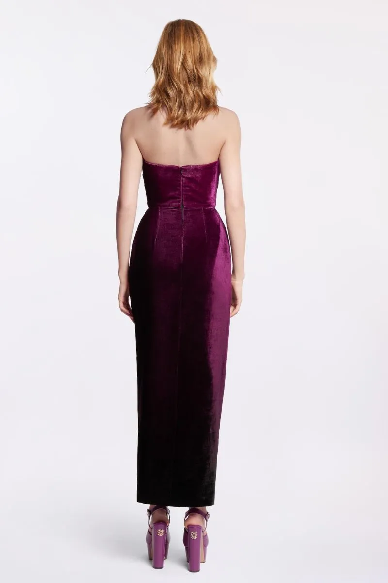 Velvet Midi Dress