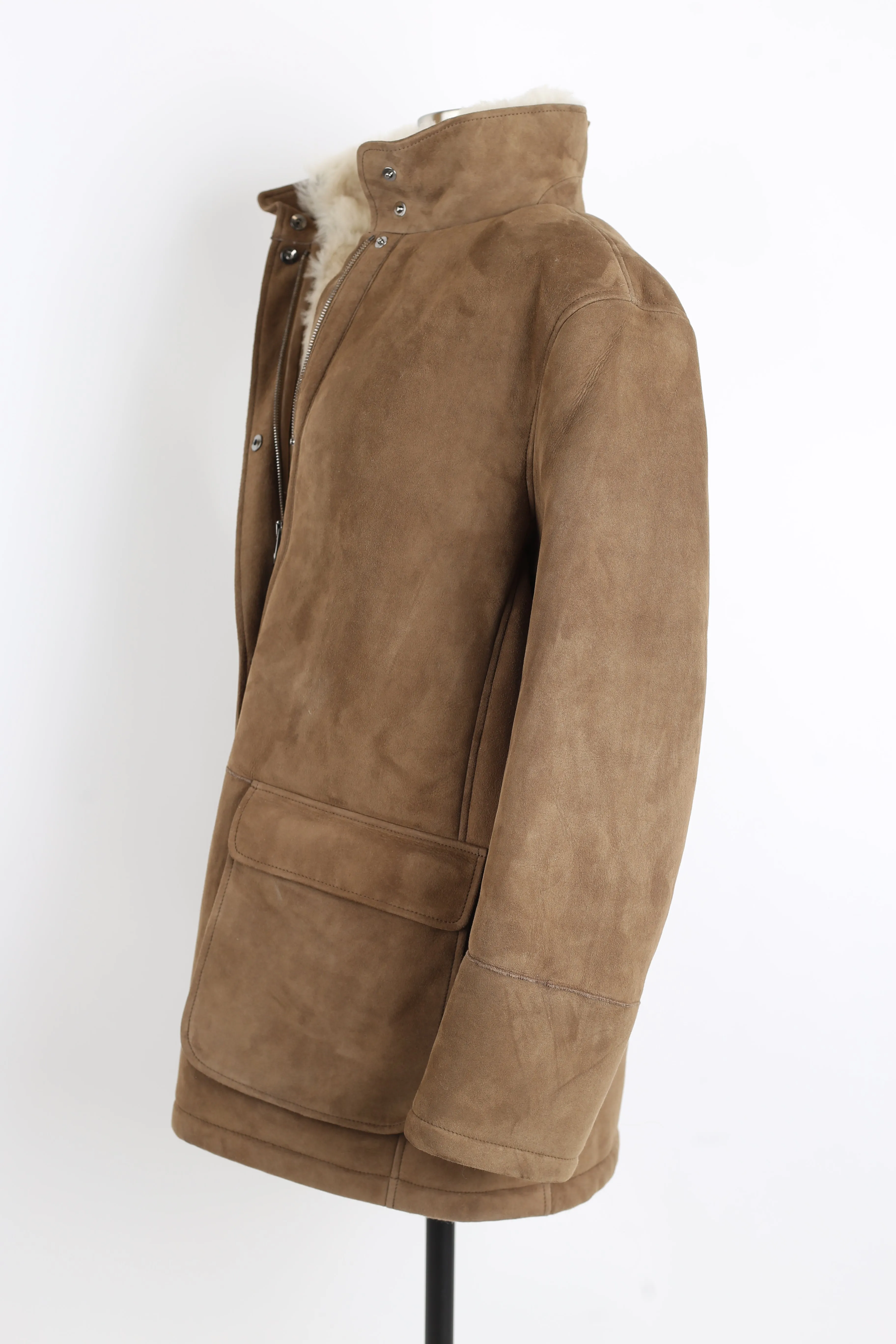 Voyager Suede Shearling Lined Parka