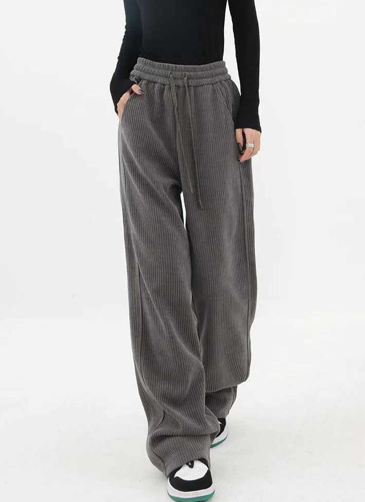 Wide Leg Corduroy Pants