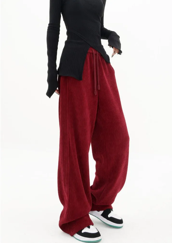 Wide Leg Corduroy Pants