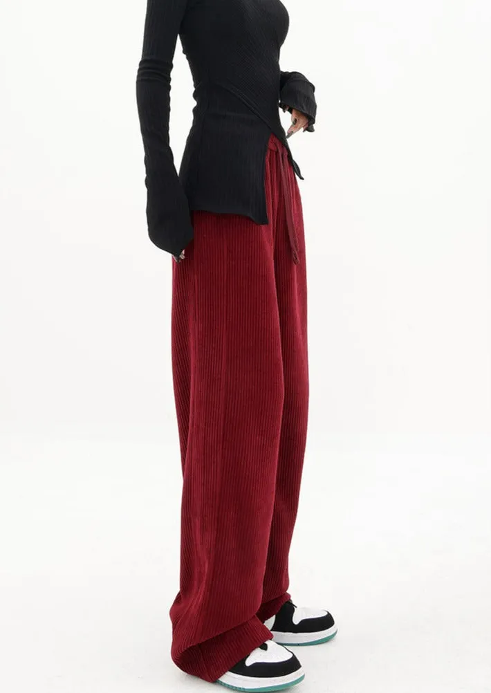 Wide Leg Corduroy Pants