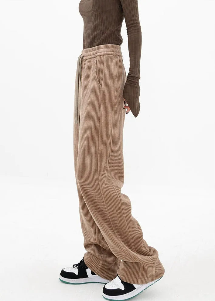 Wide Leg Corduroy Pants