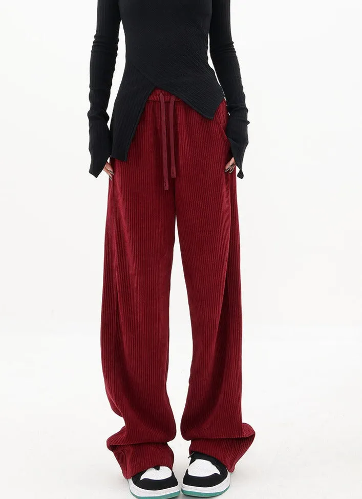 Wide Leg Corduroy Pants