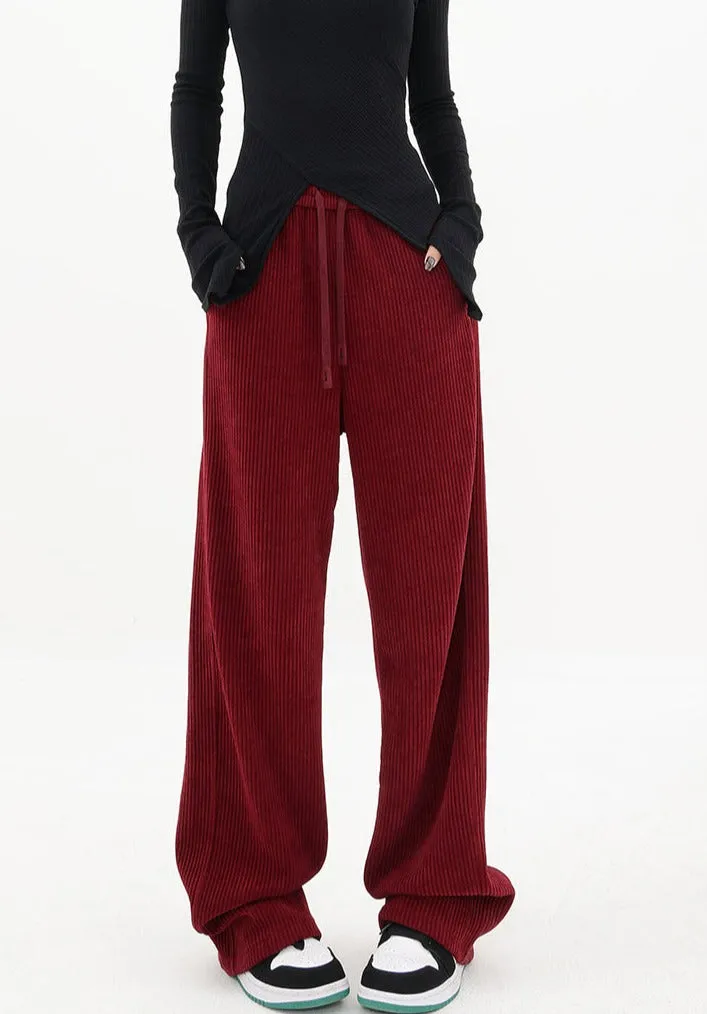 Wide Leg Corduroy Pants