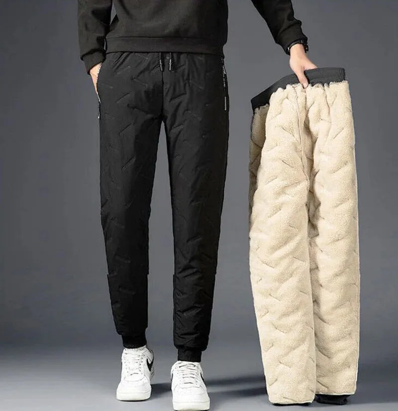 Winter Warm Lambswool Thicken Women Sweatpants Windproof Warm-Keeping Pants Ladies Cheap Clothing Joggers Fleece-Lined Trousers