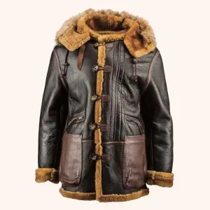 WWII B7 Flying Parka Shearling Aviator Bomber Coat